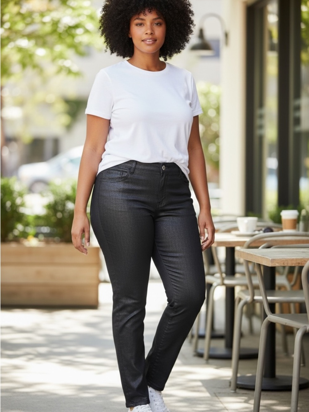 Time and Tru Women's High Rise Dark Indigo Skinny Jeans- NWT, Size XXL (20)